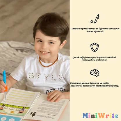 Harfleri ve Sayıları Yazmayı Öğreten Kitap Seti